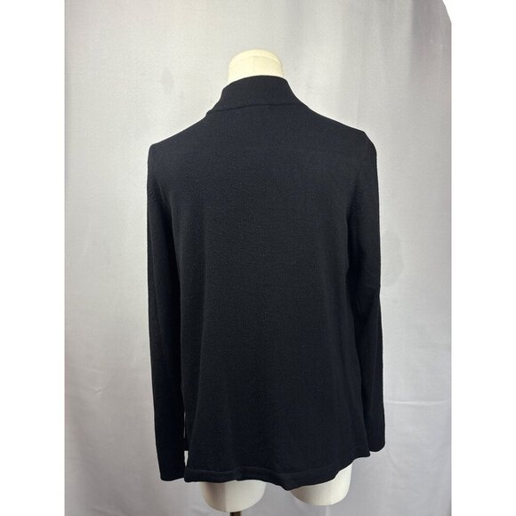 Charter Club Black Turtleneck Sweater Small Rayon & Nylon Womens - Picture 2 of 4